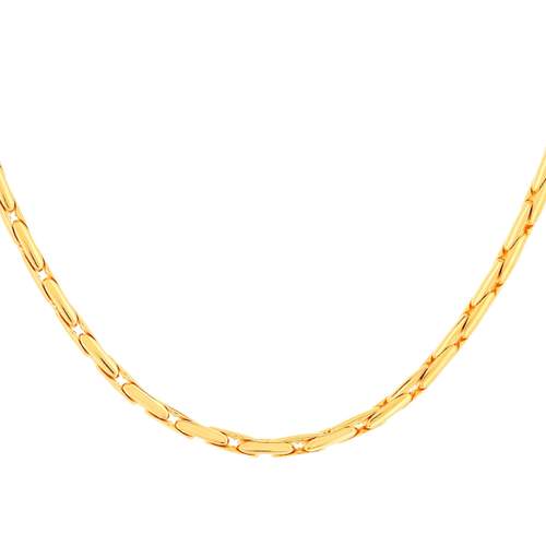 Collier plaqué or 45 cm