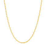 Collier plaqué or 45 cm - vue 2