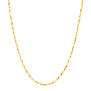 Gold-plated necklace 45 cm