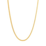 Collier plaqué or maille anglaise 45 cm - vue 2