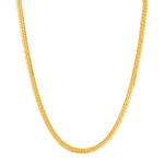 Collier plaqué or maille anglaise 45 cm - vue 2