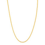 Collier plaqué or maille palmier 45 cm - vue 2