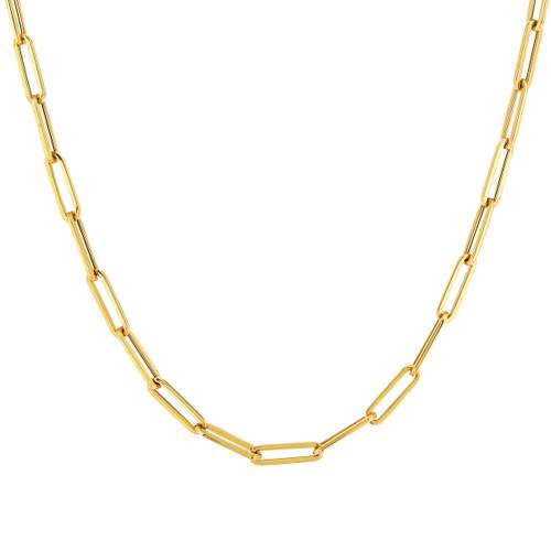 Collier or jaune 375 50 cm