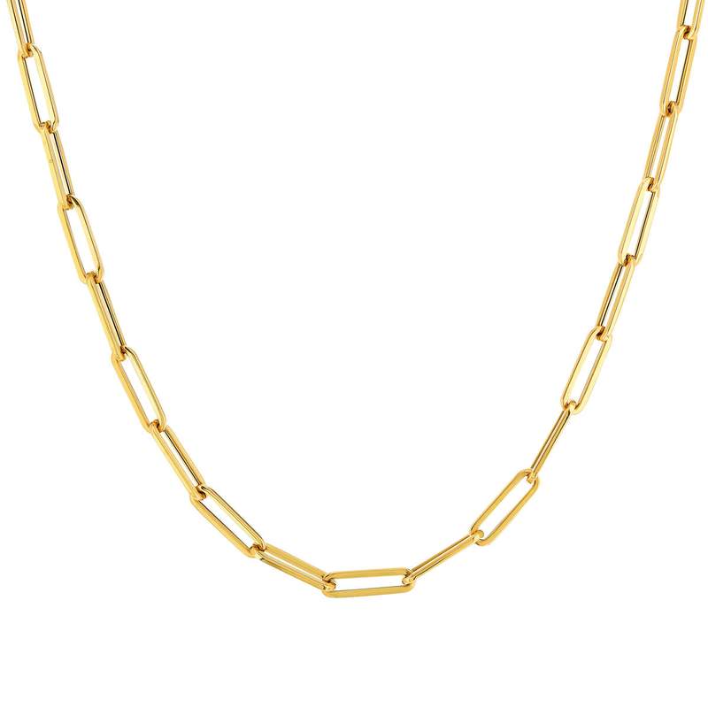 Collier or jaune 375 50 cm - vue 1