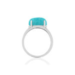 Bague argent 925 amazonite - vue 2