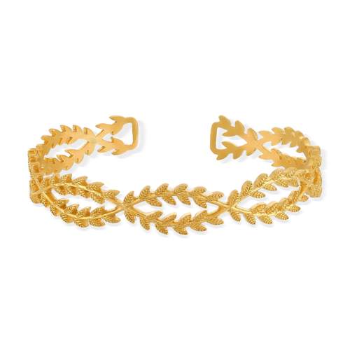Bracelet plaqué or rigide 60 mm