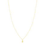 Collier or 375 jaune, motif serpent 45 cm - vue 2