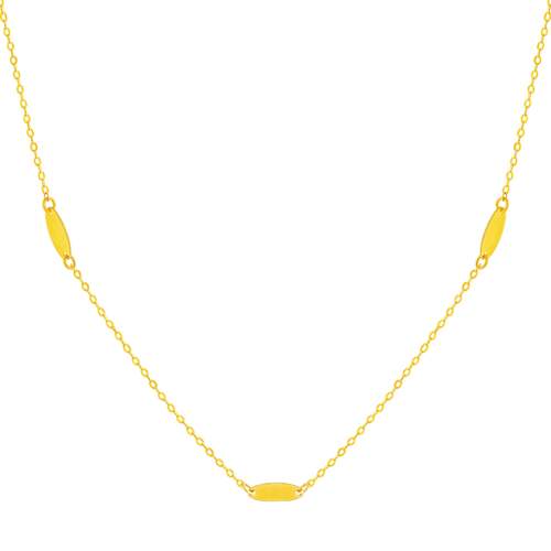 Collier or 375 jaune 45 cm