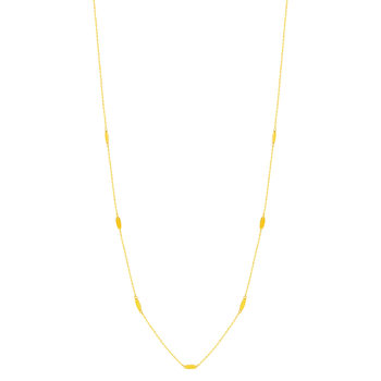 Gold necklace 375 yellow 45 cm