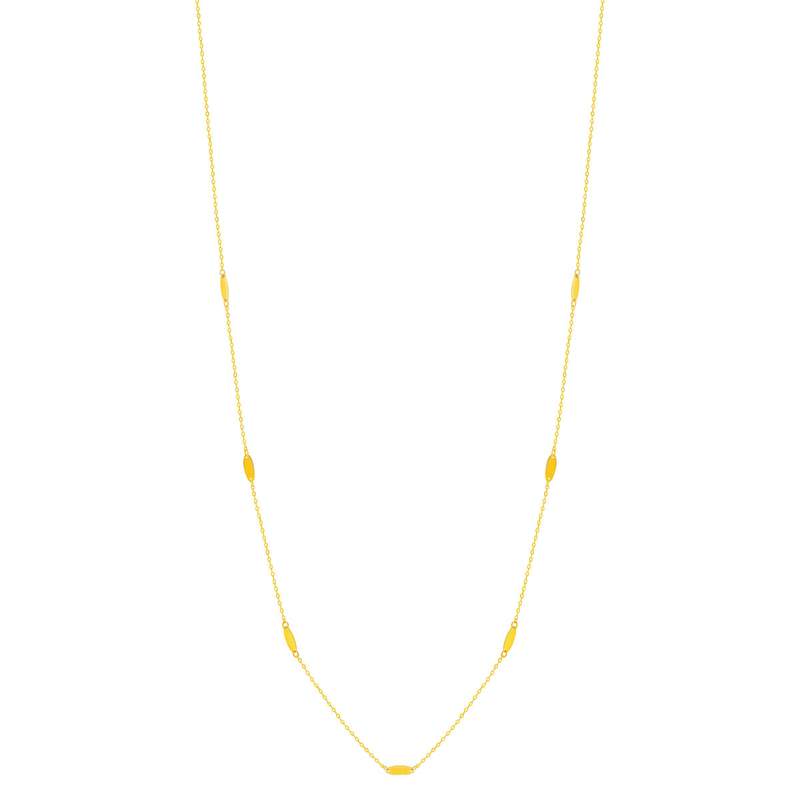 Collier or 375 jaune 45 cm - vue 2