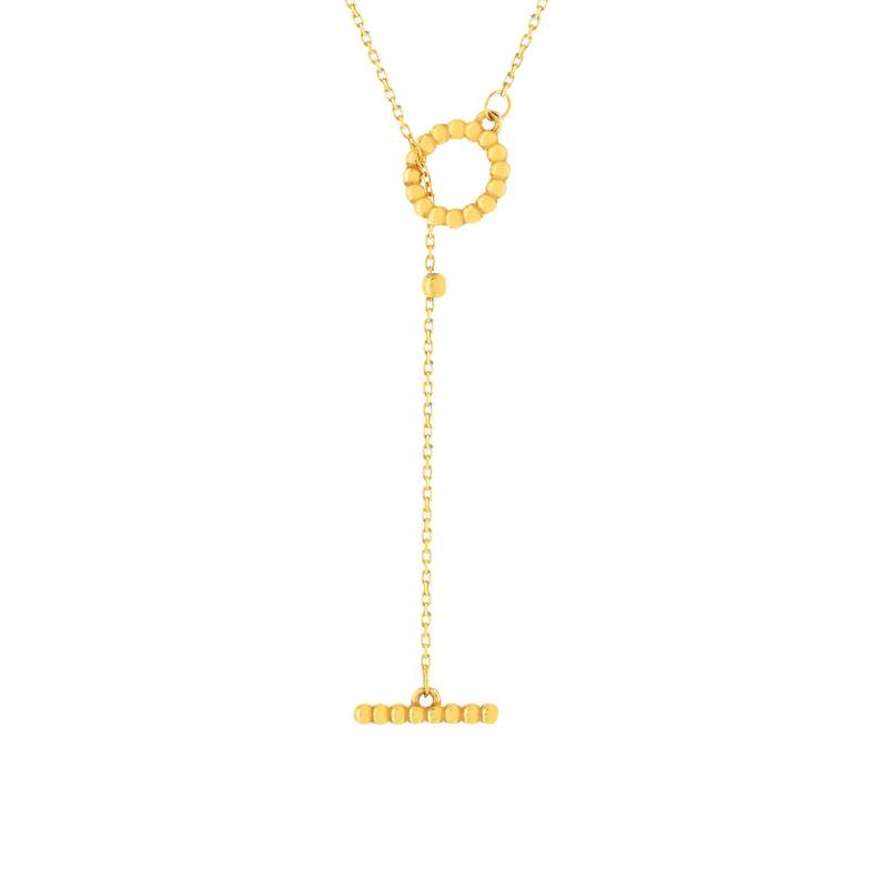 Collier or 375 jaune 45cm - vue 1