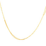Collier or 375 jaune 45 cm - vue 1