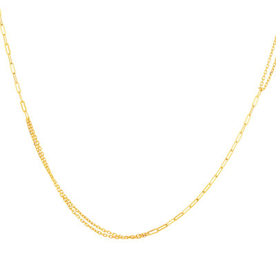 Collier or 375 jaune 45 cm - vue 1