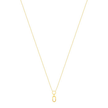 Gold necklace 375 yellow 45 cm