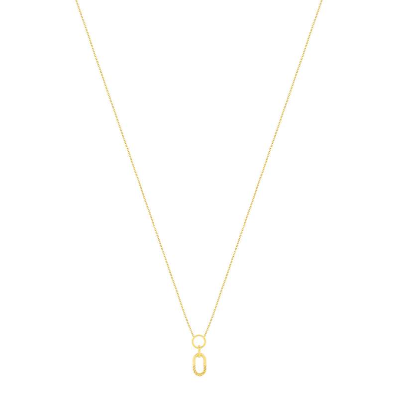 Collier or 375 jaune 45 cm - vue 2
