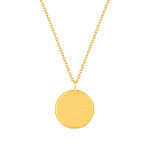 Collier or 375 jaune 45cm - vue 1