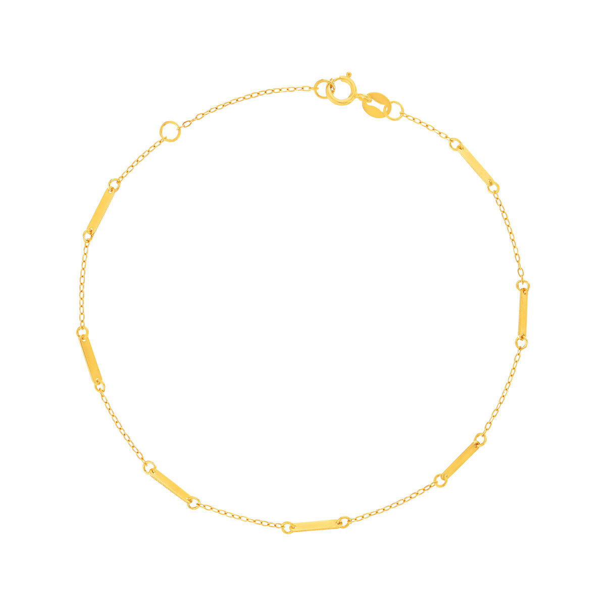 Bracelet or 375 jaune 18.5cm