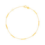 Bracelet or 375 jaune 18.5cm - vue 1
