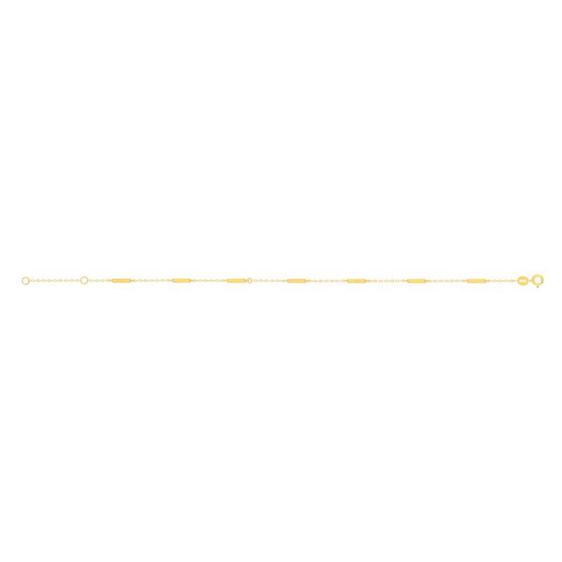 Bracelet or 375 jaune 18.5cm - vue 2