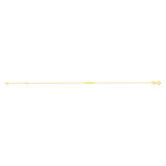 Bracelet or 375 jaune. Motif boules 18.5 cm - vue 2