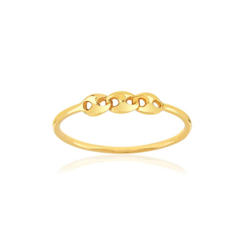 Bague or 375 jaune - vue 1