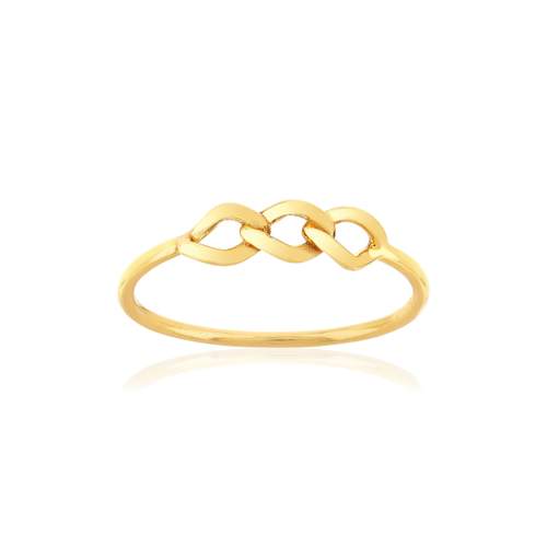 Bague or 375 jaune