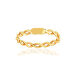 Bague or 375 jaune - vue 1