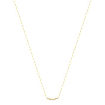 Collier or 375 2 tons diamants, 45 cm