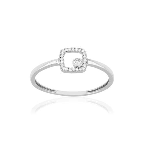 375 white gold diamond ring