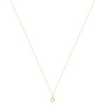 Collier or 375 2 tons diamant 45 cm - vue 2