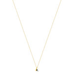 Collier or 375 2 tons saphir 45 cm - vue 2