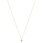 Collier or 375 2 tons rubis 45 cm - vue 2