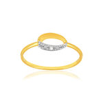 Bague or 375 2 tons diamant - vue 1