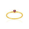 Bague or 375 jaune rhodolite - vue V1