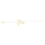 Bracelet or jaune 375 18 cm - vue 2