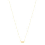 Collier or jaune 750 45 ar 42 motif géométrique - vue 2