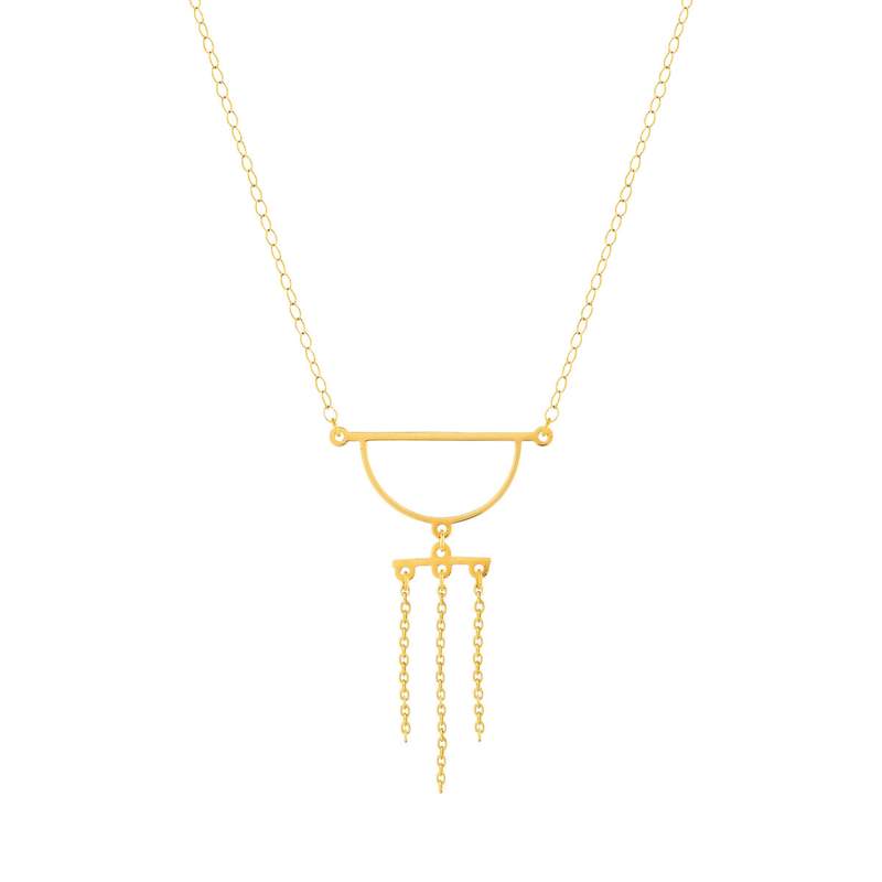 Collier or jaune 750 45 ar 42 - vue 1