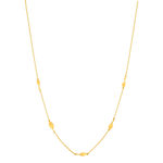 Collier plaqué or 48 cm motif torsadés - vue 2