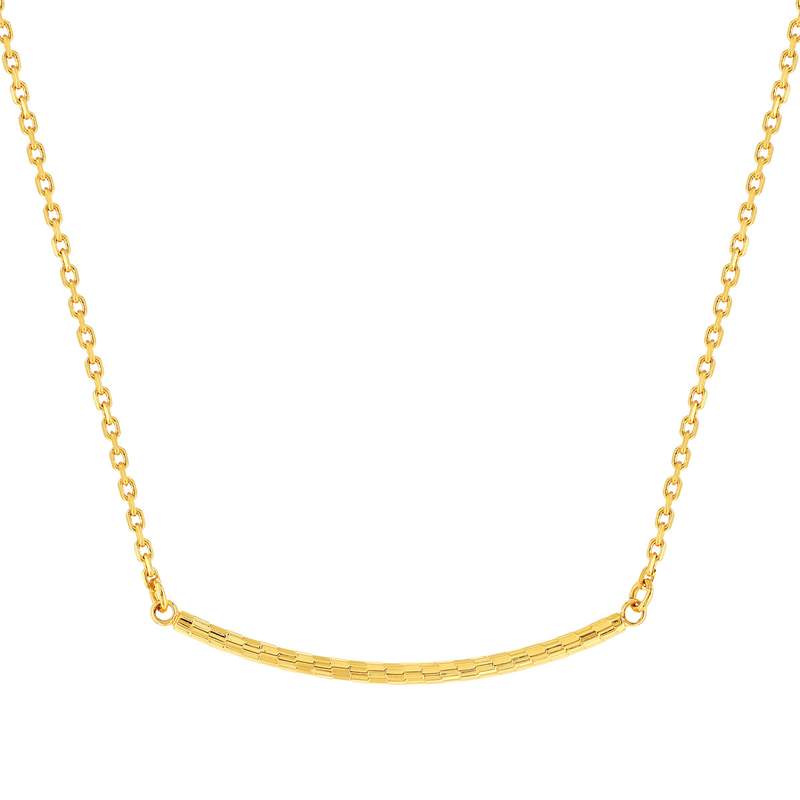 Collier plaqué or 40 à 45 cm - vue 1