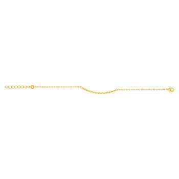 Vergulde armband 16 tot 19 cm
