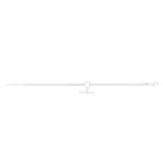 Bracelet argent 925 motif T/bar 20 cm - vue 2