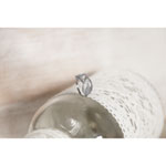 Bague or blanc 375 diamants - vue D1