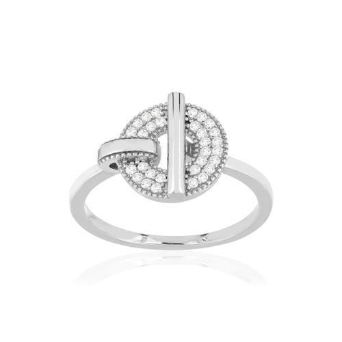 Bague argent 925 zirconias