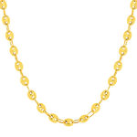 Collier or 375 jaune ,maille grain de café, 45 cm - vue 1
