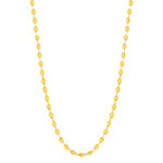 Collier or 375 jaune ,maille grain de café, 45 cm - vue 2