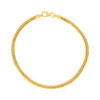 Bracelet or 375 jaune, maille anglaise 19 cm. - vue V1