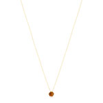 Collier or 375 jaune ambre 48cm - vue 2