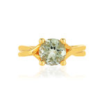 Bague or 375 quartz vert - vue 3
