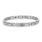 Bracelet acier 21 cm - vue 1