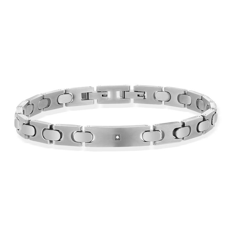 Bracelet acier 21 cm - vue 1